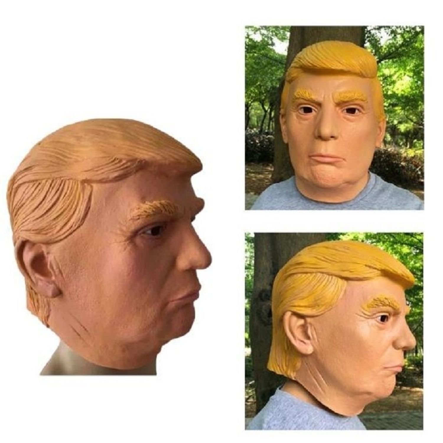 Masca din latex, model Donald Trump, Gonga&reg; Crem fotografia produsului View 4 L
