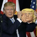 Masca din latex, model Donald Trump, Gonga&reg; Crem fotografia produsului View 2 S