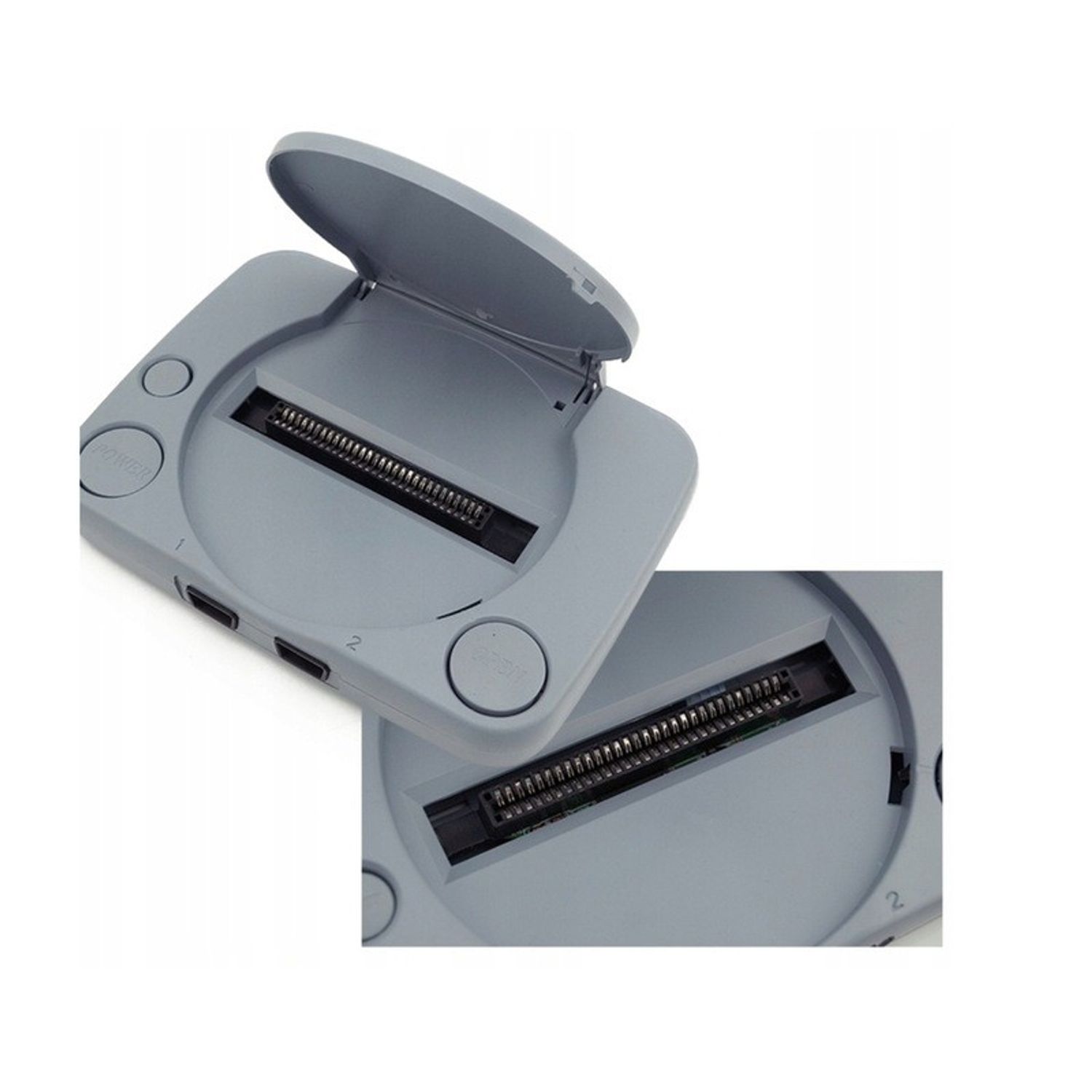 Consola pentru jocuri de televizor, 2x controller, gri, Gonga&reg; fotografia produsului View 2 L