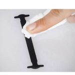 Set 16 bucati, sireturi din silicon, Gonga&reg; Negru fotografia produsului View 6 S