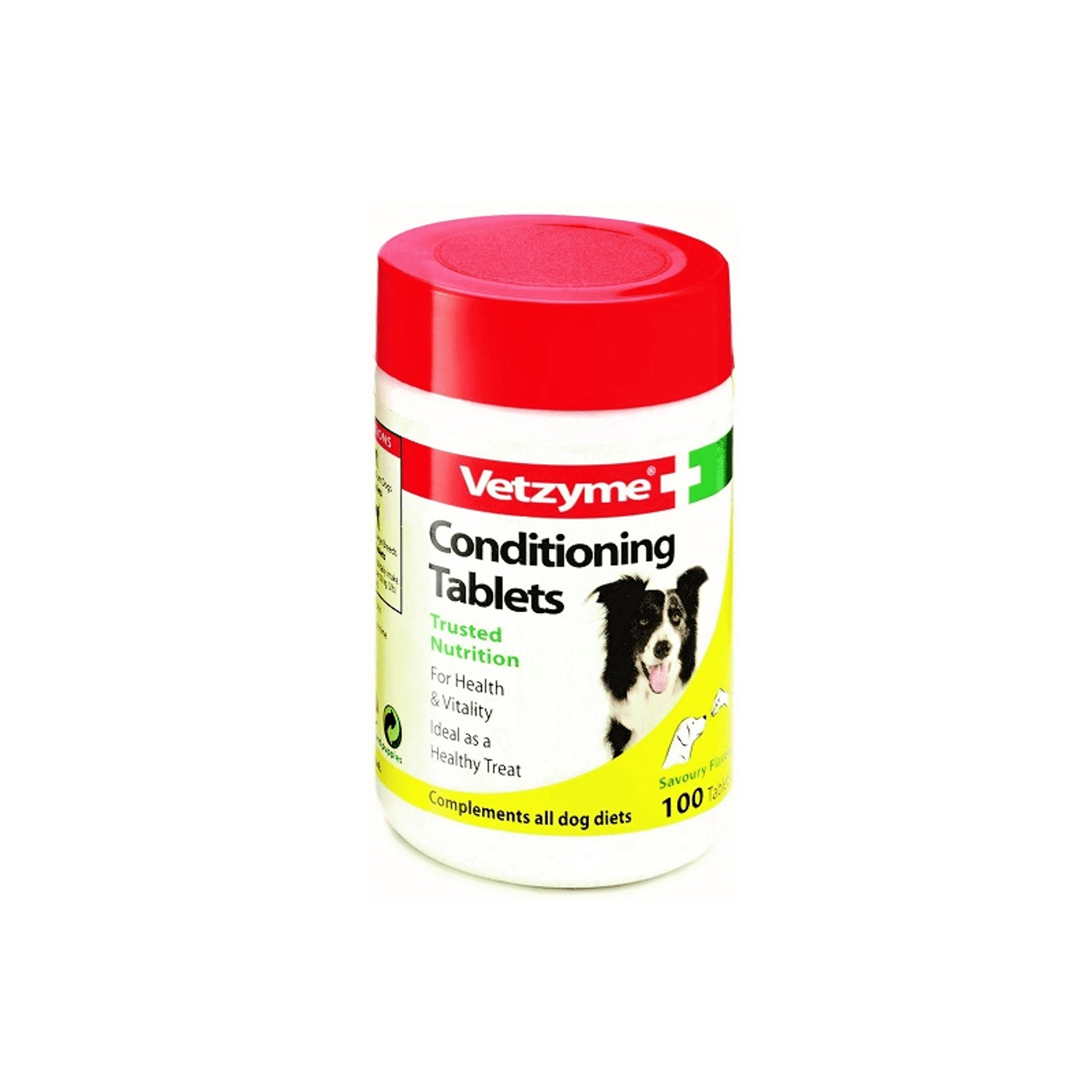 Suplimente naturale pentru catei Vetzyme, 100 tablete Verde fotografia produsului View 2 L