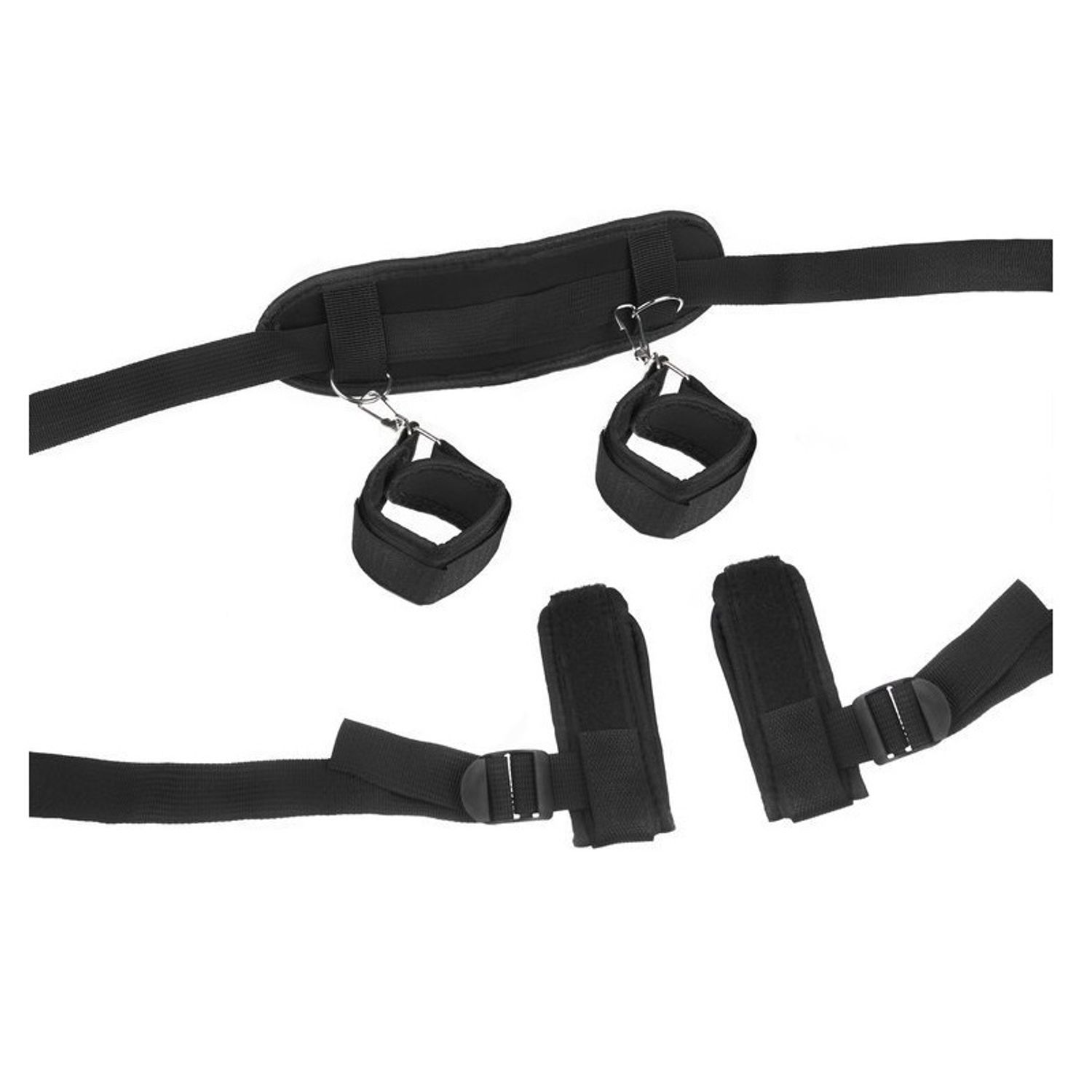 Ham erotic, cu catuse pentru maini, negru, Gonga&reg; Negru fotografia produsului