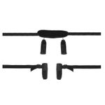 Ham erotic, cu catuse pentru maini, negru, Gonga&reg; Negru fotografia produsului View 2 S