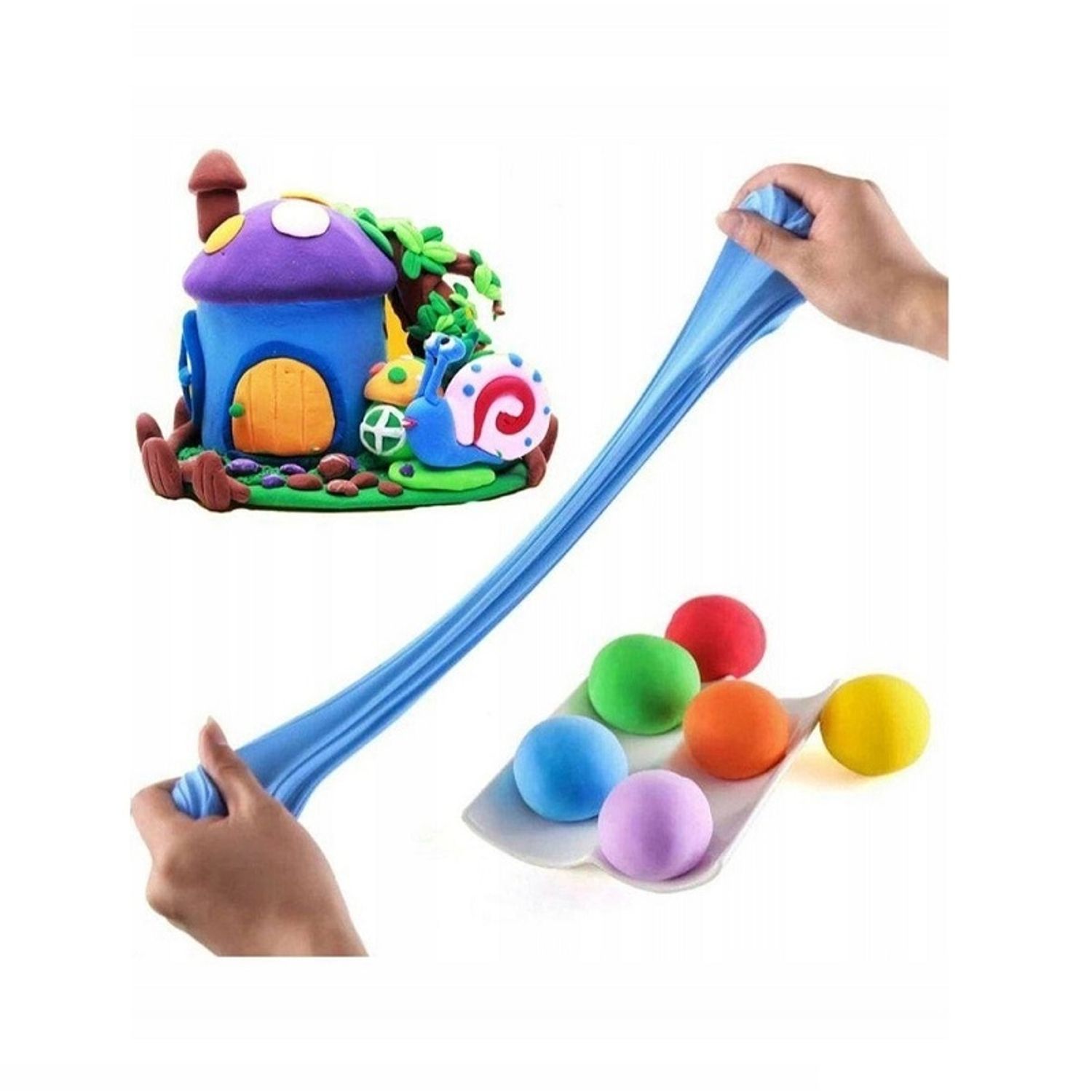 Spuma pentru modelare,12 culori, Gonga&reg; Multicolor fotografia produsului View 3 L