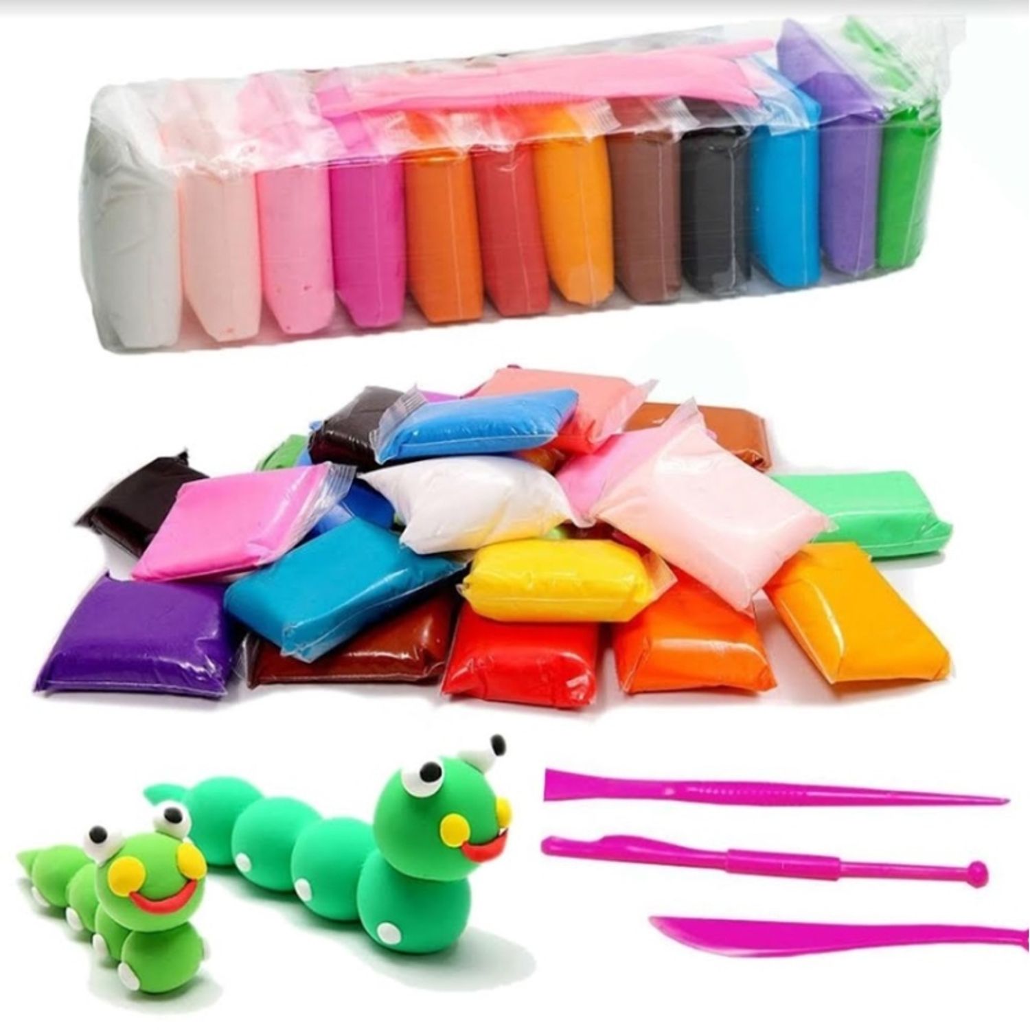 Spuma pentru modelare,12 culori, Gonga&reg; Multicolor fotografia produsului View 2 L