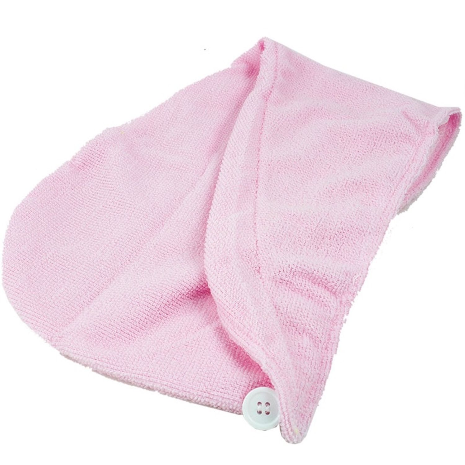 Prosop din microfibra tip turban, 64x23 cm, Gonga&reg; Roz fotografia produsului View 4 L
