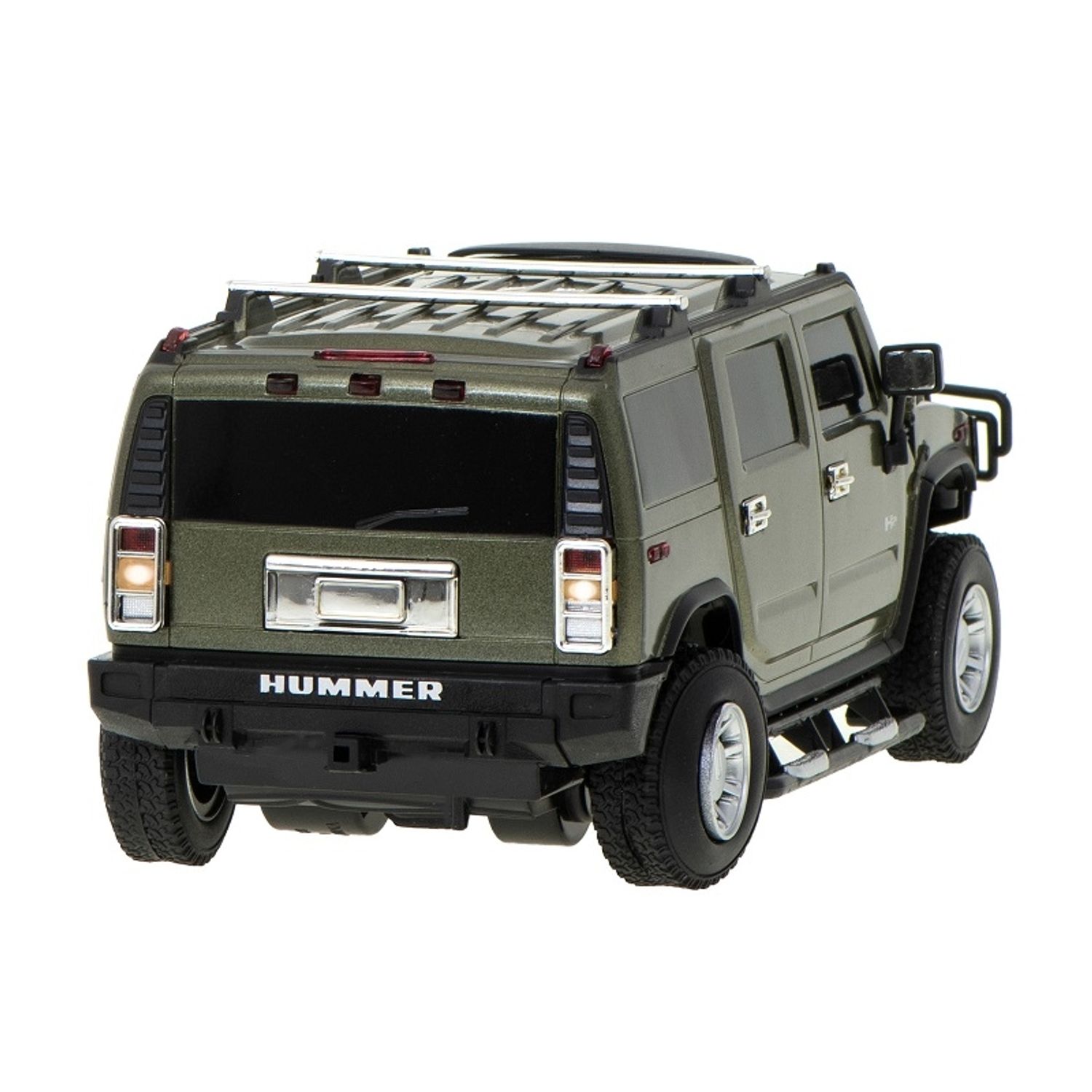 Mini HUMMER H2 cu telecomandă, scară 1:24, verde, Gonga&reg; Verde fotografia produsului View 4 L