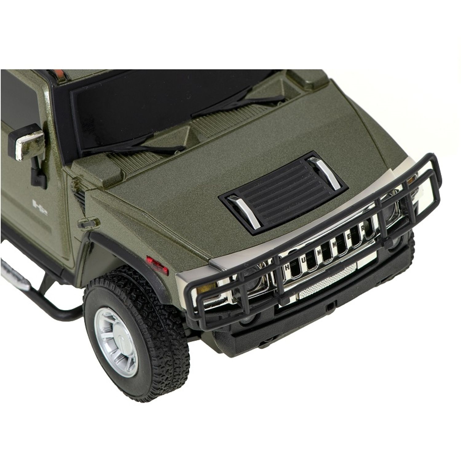 Mini HUMMER H2 cu telecomandă, scară 1:24, verde, Gonga&reg; Verde fotografia produsului View 5 L