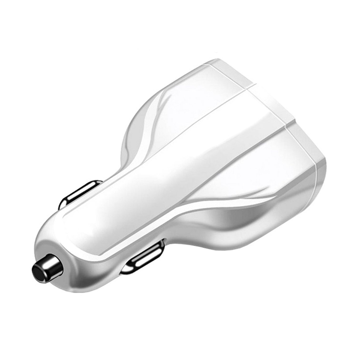 Incarcator Auto 2x USB si 1x USB-C, Gonga&reg; Alb fotografia produsului View 2 L