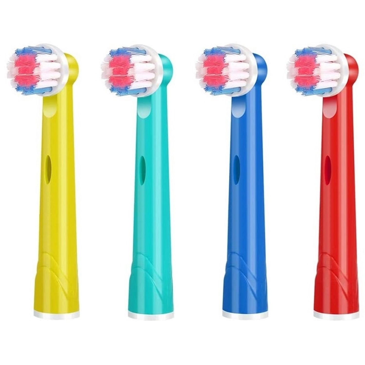 Set 4 periute, compatibile Oral-B EB-17A, multicolor Multicolor fotografia produsului