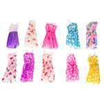 Set de haine pentru papusi cu accesorii, 43 de elemente, Gonga&reg; Multicolor fotografia produsului View 2 S