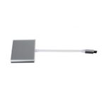 Adaptor 3 in 1, HUB USB-C HDMI, Gonga&reg; Argintiu fotografia produsului
