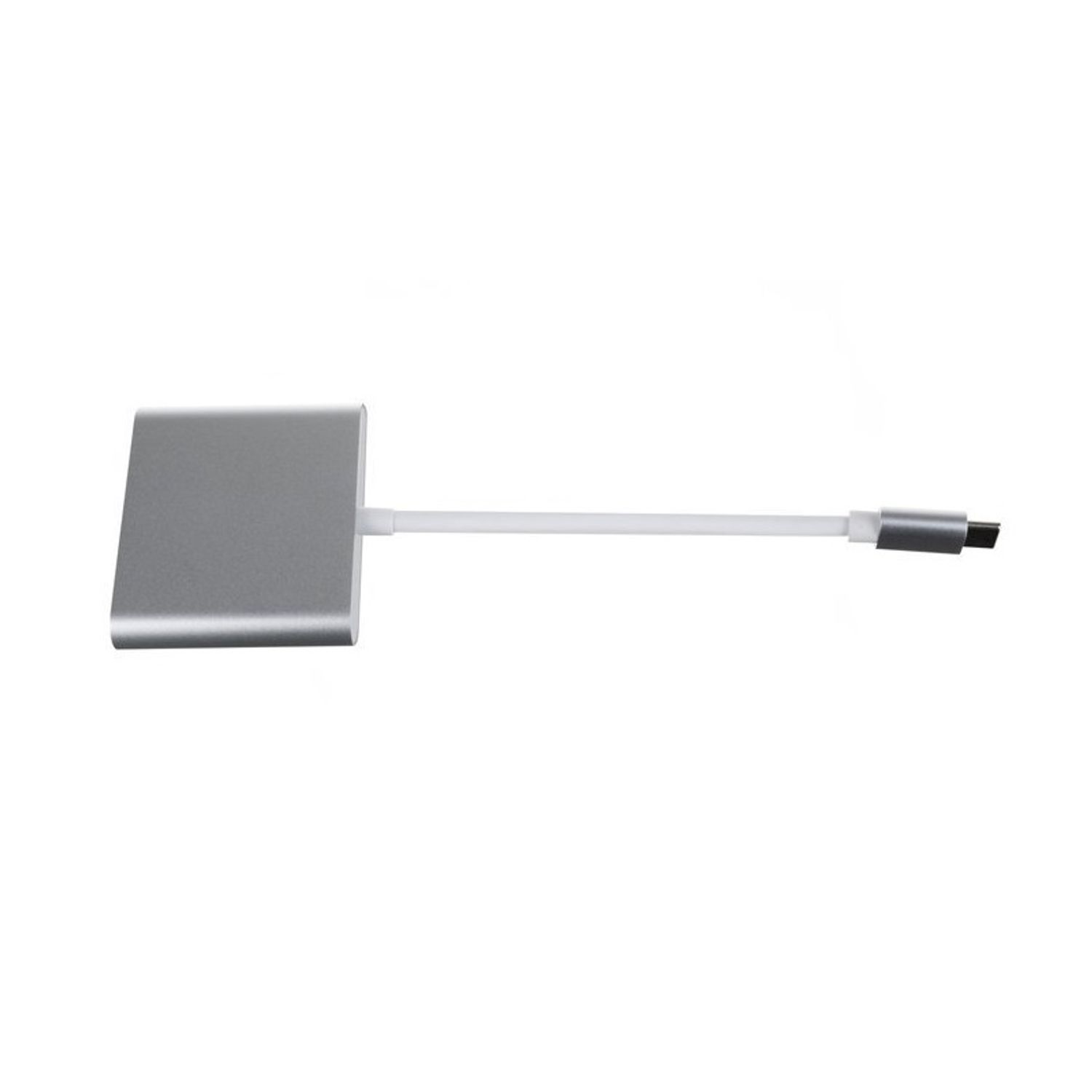 Adaptor 3 in 1, HUB USB-C HDMI, Gonga&reg; Argintiu fotografia produsului