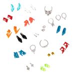 Set de haine pentru papusi cu accesorii, 43 de elemente, Gonga&reg; Multicolor fotografia produsului View 5 S