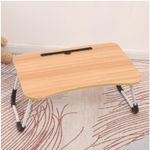 Masuta pliabila tip suport pentru laptop, 60x40x28 cm Crem fotografia produsului View 4 S