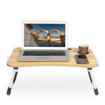 Masuta pliabila tip suport pentru laptop, 60x40x28 cm Crem fotografia produsului View 2 S