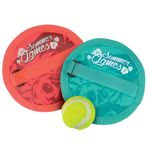 Set Joc arunca si prinde, 2 discuri si o minge, Gonga&reg; Rosu fotografia produsului