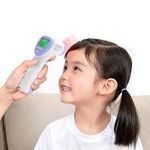 Termometru digital cu infrarosu, pentru copii si adulti, Gonga® Mov fotografia produsului View 2 S