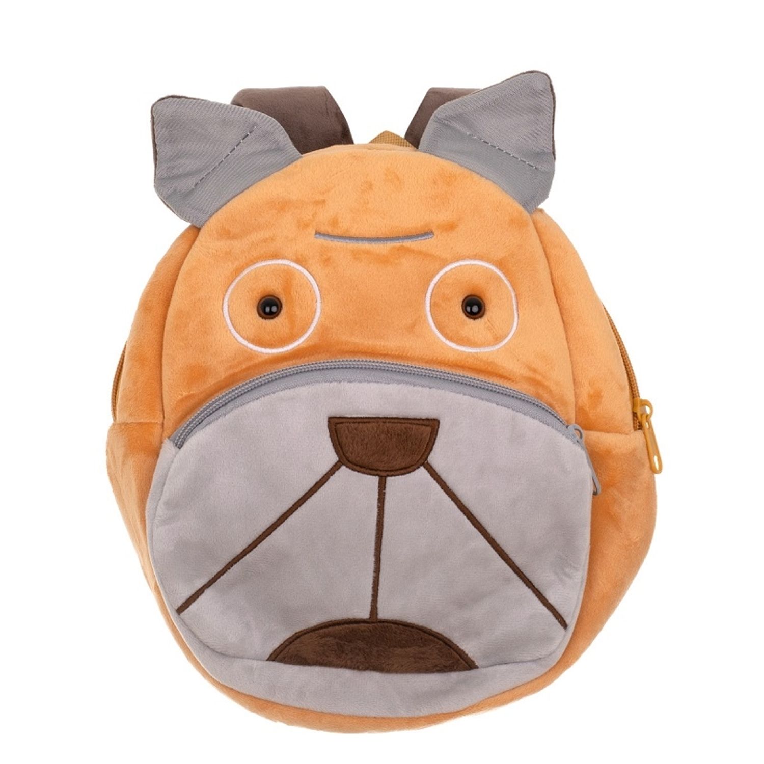 Mini rucsac de plus, caine prietenos, 24 de cm, Gonga&reg; Portocaliu fotografia produsului
