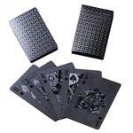 Carti de joc, rezistente la apa, negru, Gonga&reg; Negru fotografia produsului View 2 S