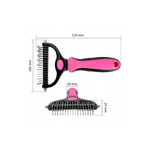 Trimmer cu pieptene pentru perierea parului, Gonga&reg; Roz fotografia produsului View 3 S