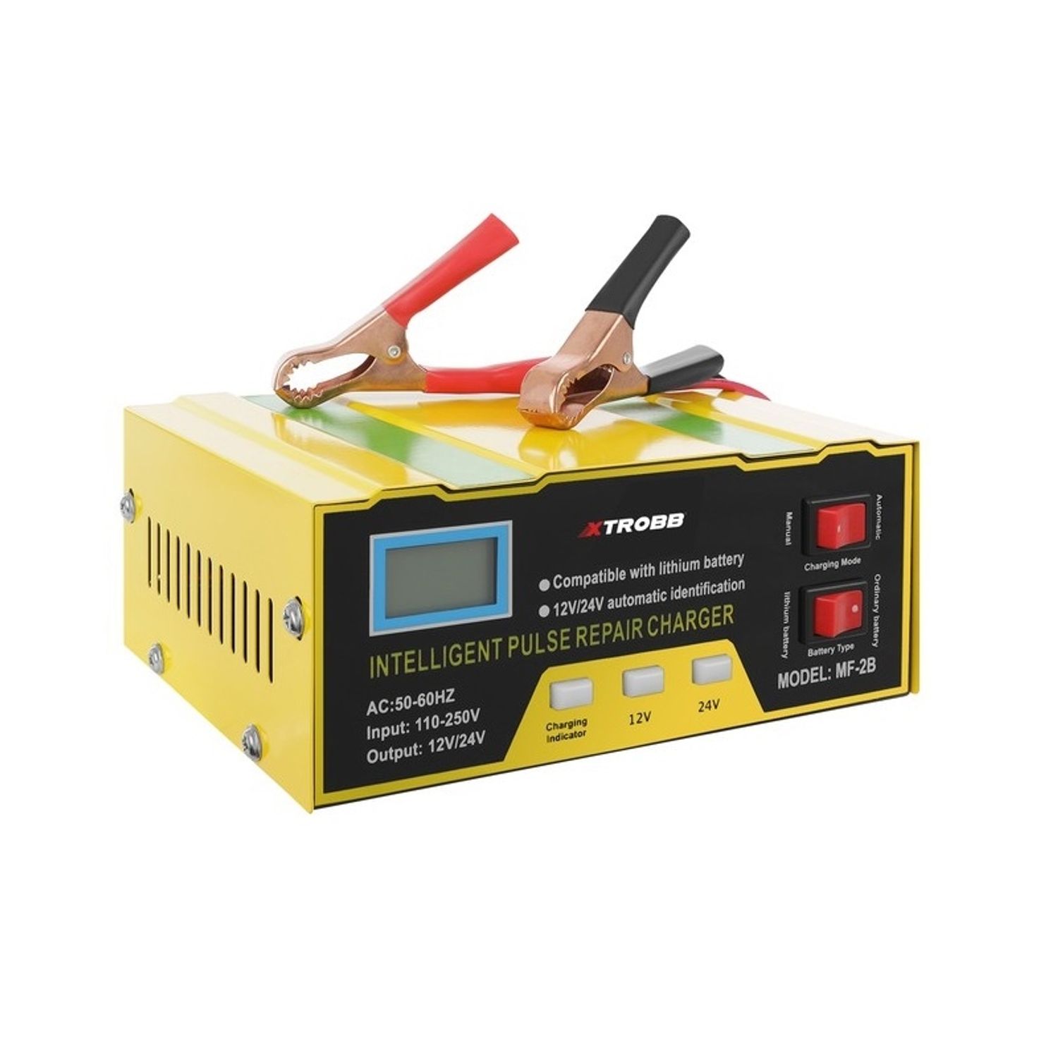 Redresor automat 12/24 V, 180 W, Gonga&reg; Galben fotografia produsului