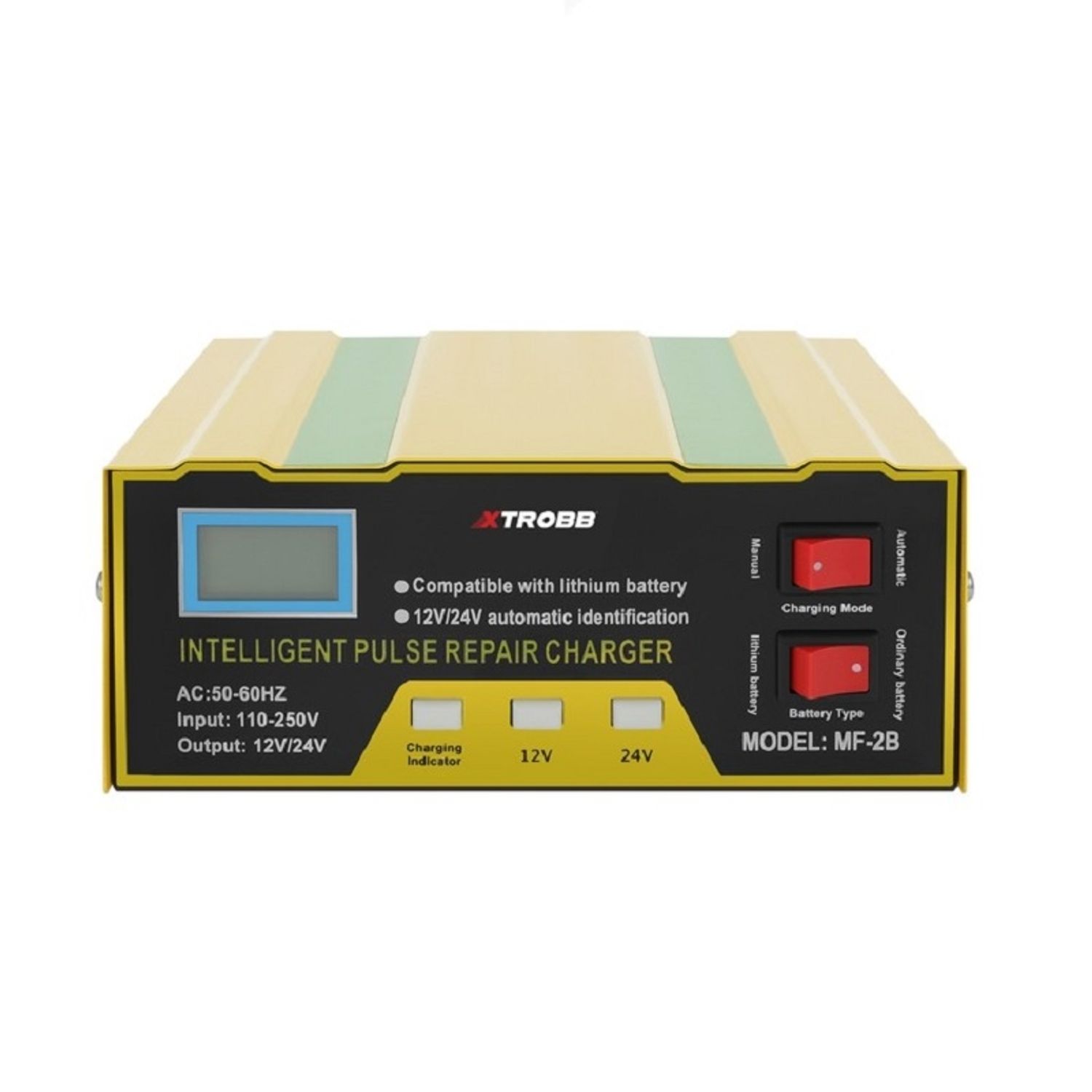 Redresor automat 12/24 V, 180 W, Gonga&reg; Galben fotografia produsului View 4 L
