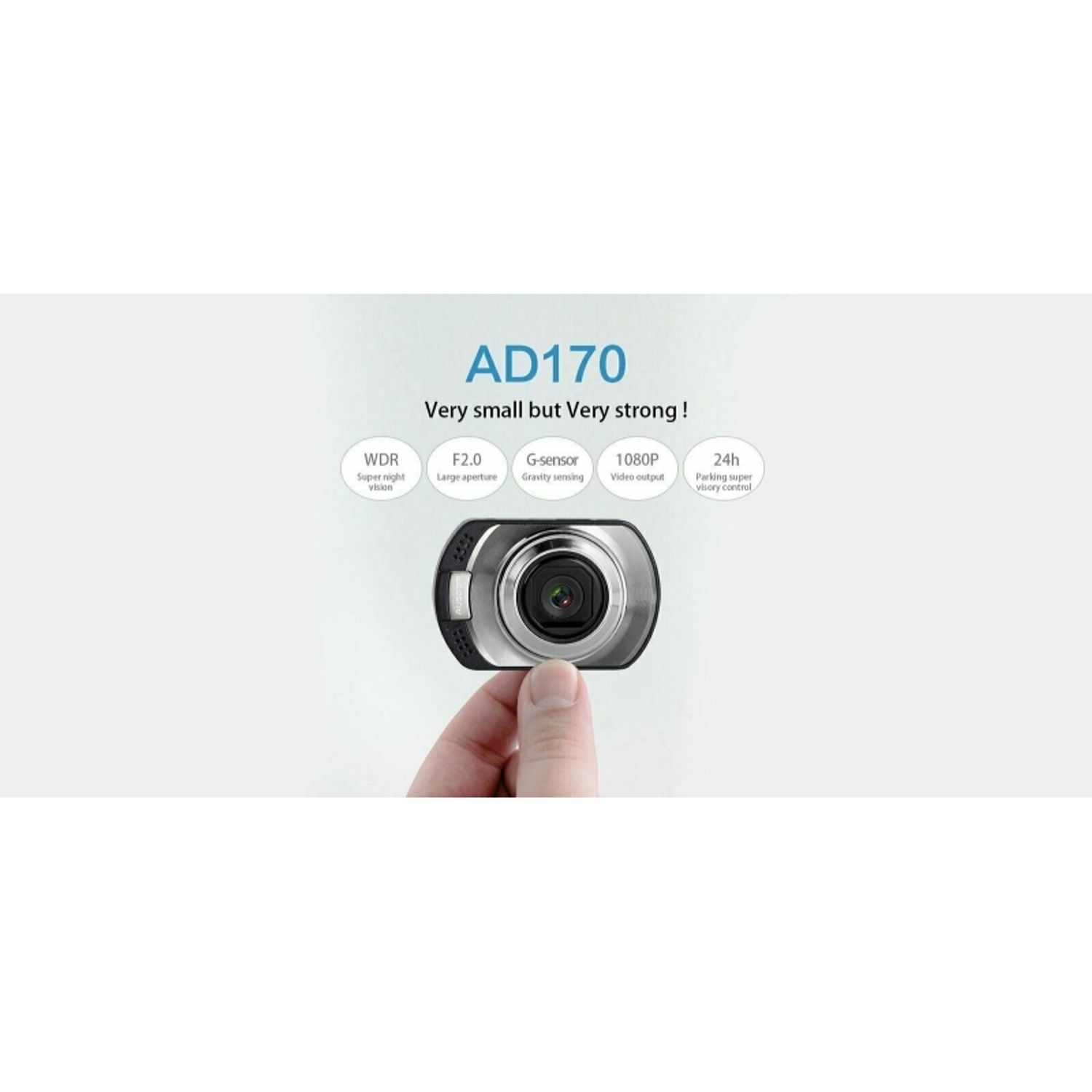Camera auto Ausdom, AD170, Full HD, 1080p Negru fotografia produsului View 7 L