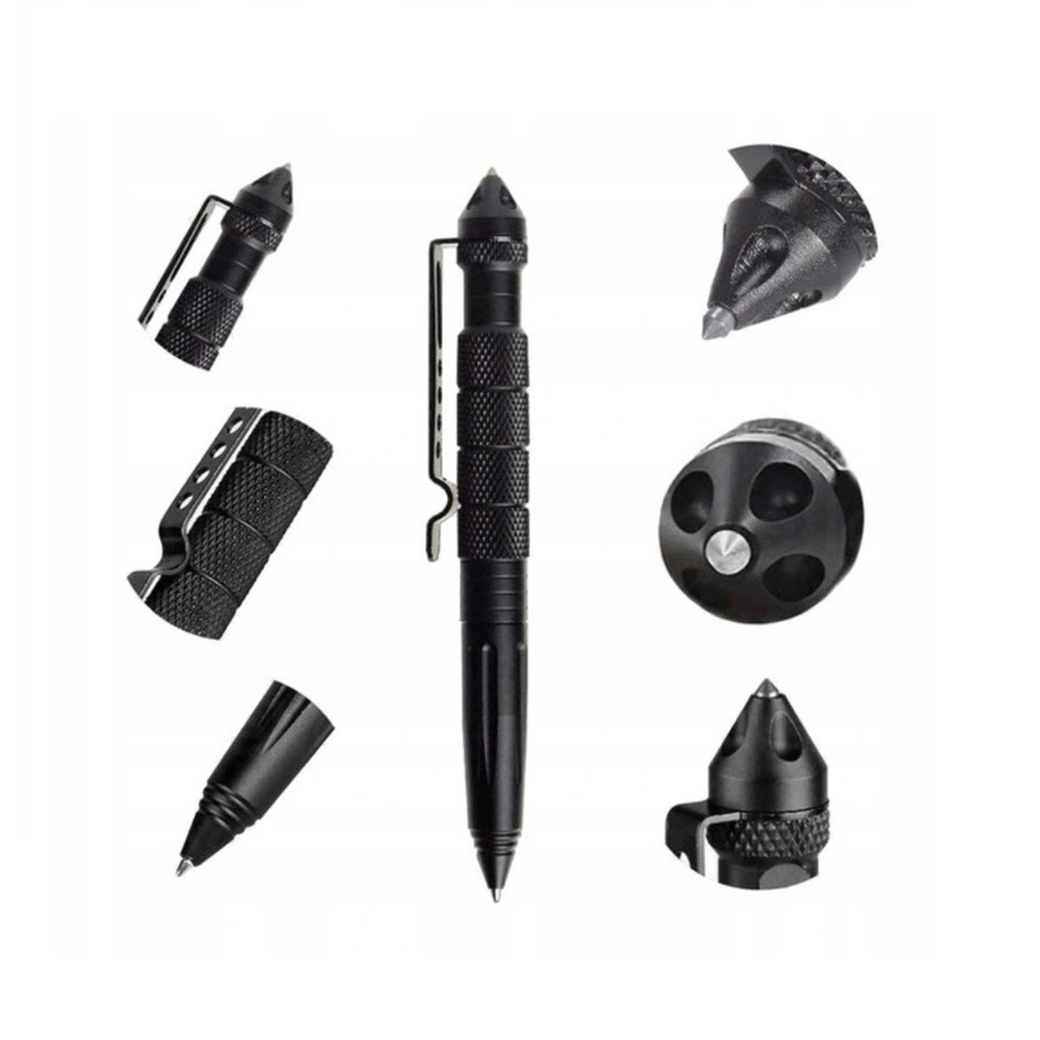 Pix 3 in 1, instrument de scris, spargere geam si autoaparare, Gonga® Negru fotografia produsului View 3 L