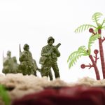 Set figurine, soldati, baza militara cu 307 elemente, Gonga&reg; Verde fotografia produsului View 3 S