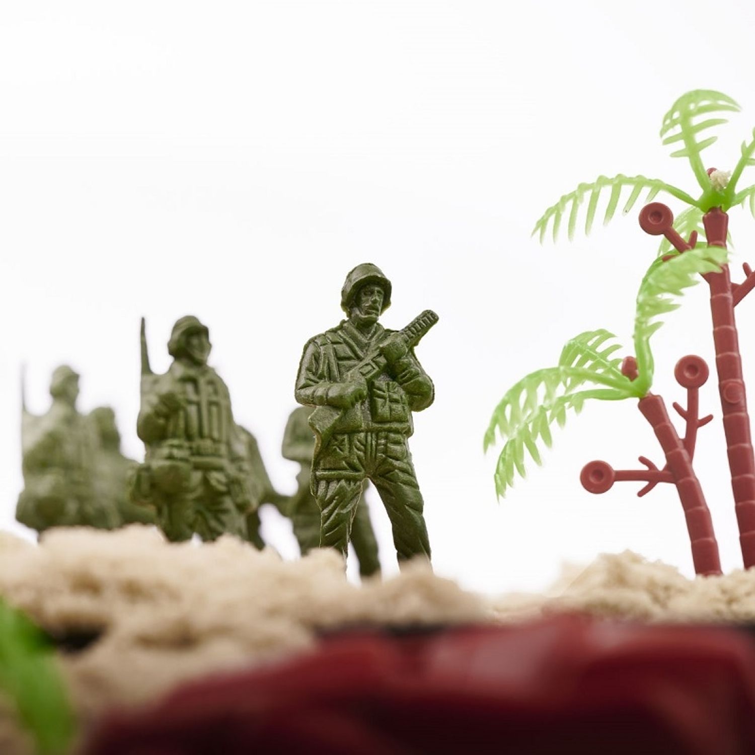 Set figurine, soldati, baza militara cu 307 elemente, Gonga&reg; Verde fotografia produsului View 3 L