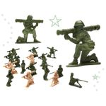 Set figurine, soldati, baza militara cu 307 elemente, Gonga&reg; Verde fotografia produsului View 7 S