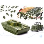 Set figurine, soldati, baza militara cu 307 elemente, Gonga&reg; Verde fotografia produsului View 2 S