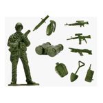 Set figurine, soldati, baza militara cu 307 elemente, Gonga&reg; Verde fotografia produsului View 5 S
