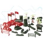 Set figurine, soldati, baza militara cu 307 elemente, Gonga&reg; Verde fotografia produsului View 6 S