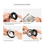 Dispersor auto de parfum Baseus tip inel Negru fotografia produsului View 2 S