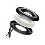 Dispersor auto de parfum Baseus tip inel Negru fotografia produsului View 5 S