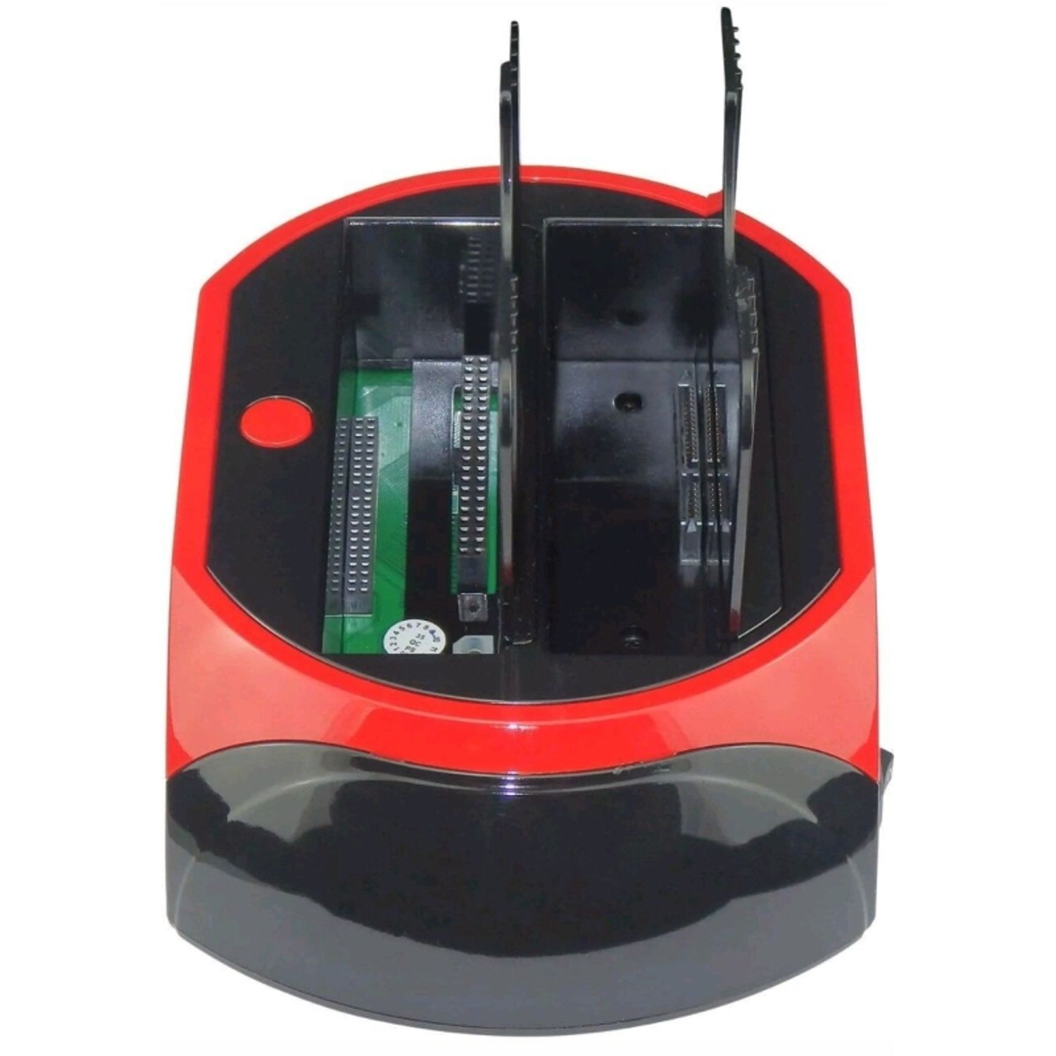 Dock hard disk, cu usb, dual, SATA 3.5/2.5, Gonga&reg; Negru/Rosu fotografia produsului View 4 L