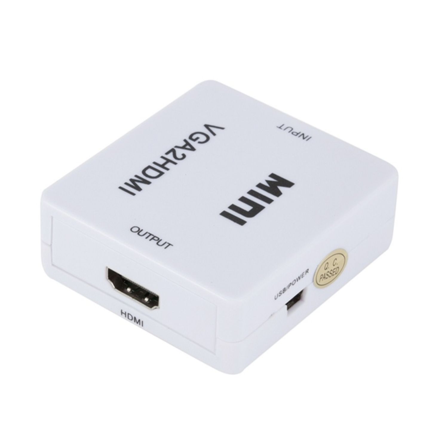 Convertor de imagine și sunet de la VGA la HDMI Alb fotografia produsului View 4 L