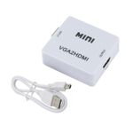 Convertor de imagine și sunet de la VGA la HDMI Alb fotografia produsului View 5 S