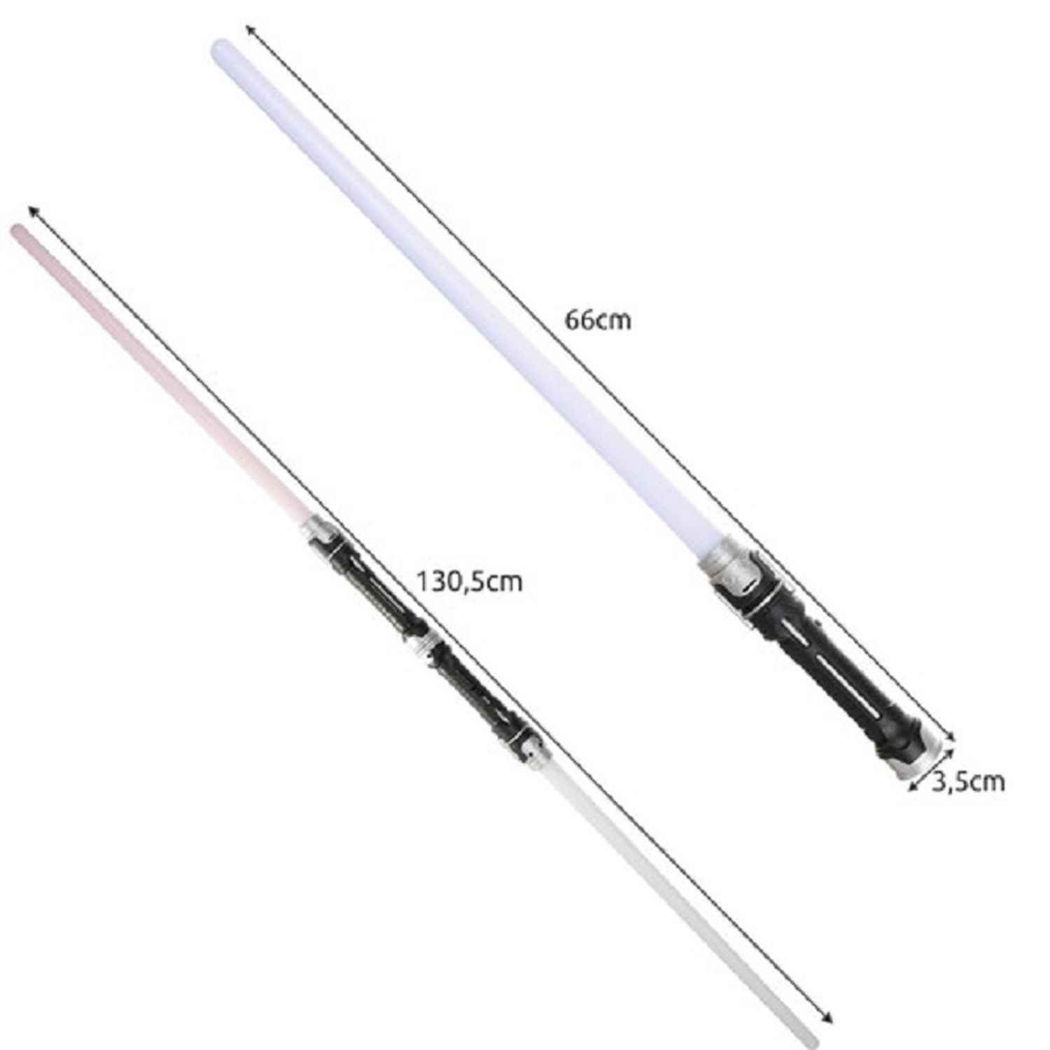 Set 2 sabii laser, pentru copii, Gonga&reg; Rosu/Albastru fotografia produsului View 7 L