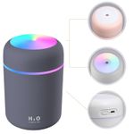 Umidificator de aer LED, Gonga&reg; Negru fotografia produsului View 4 S