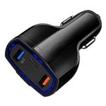 Incarcator Auto 2x USB si 1x USB-C, Gonga&reg; Negru fotografia produsului View 2 S