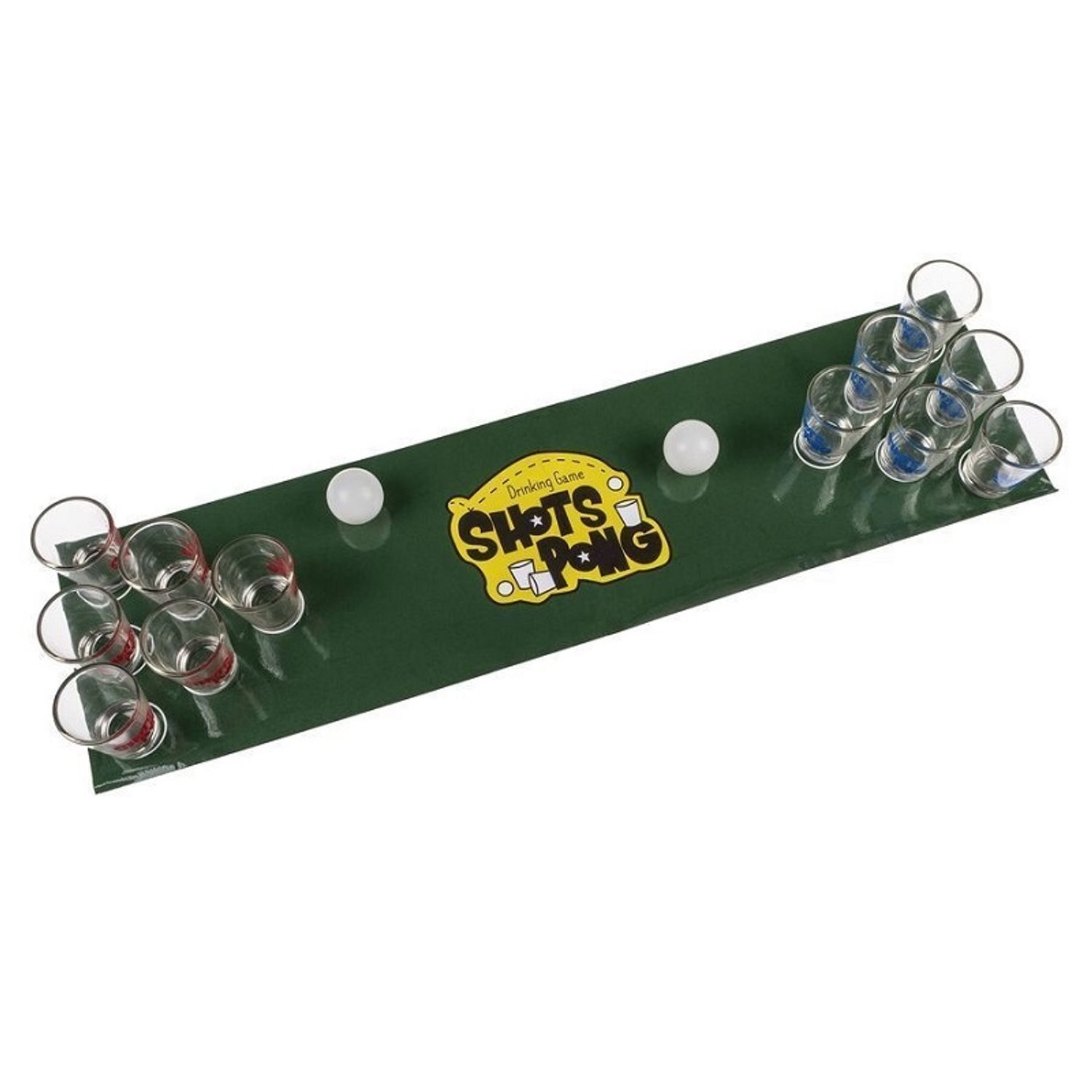 Joc pentru adulti, de petrecere Shots Pong, 12 shooturi, Gonga&reg; Verde fotografia produsului