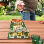 Joc pentru adulti, de petrecere Shots Pong, 12 shooturi, Gonga&reg; Verde fotografia produsului View 6 S