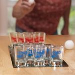 Joc pentru adulti, de petrecere Shots Pong, 12 shooturi, Gonga&reg; Verde fotografia produsului View 2 S