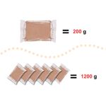 Argila ceramica pentru copii, roata olarului,1,2 Kg, Gonga® Bej fotografia produsului View 4 S