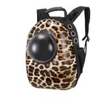 Rucsac transport animale de companie, tip capsula, impermeabil Leopard fotografia produsului