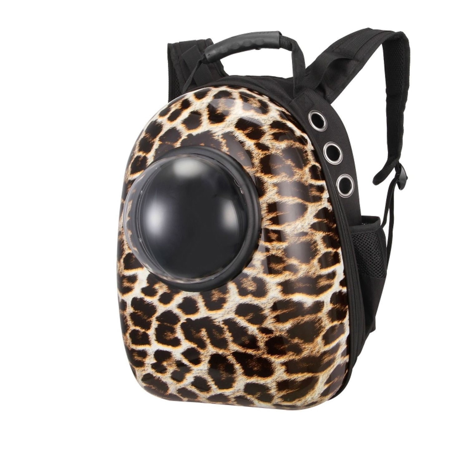 Rucsac transport animale de companie, tip capsula, impermeabil Leopard fotografia produsului