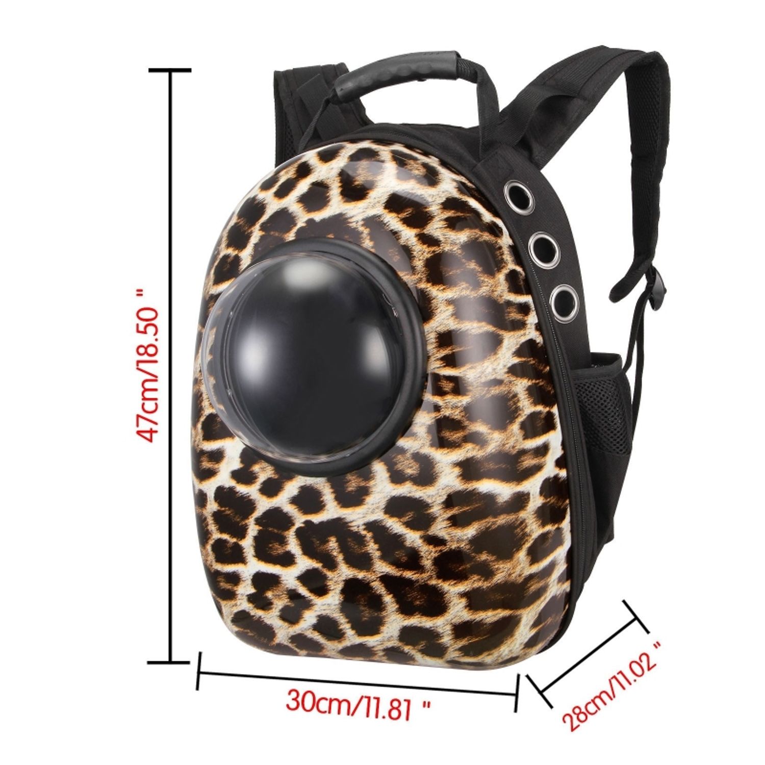 Rucsac transport animale de companie, tip capsula, impermeabil Leopard fotografia produsului View 2 L